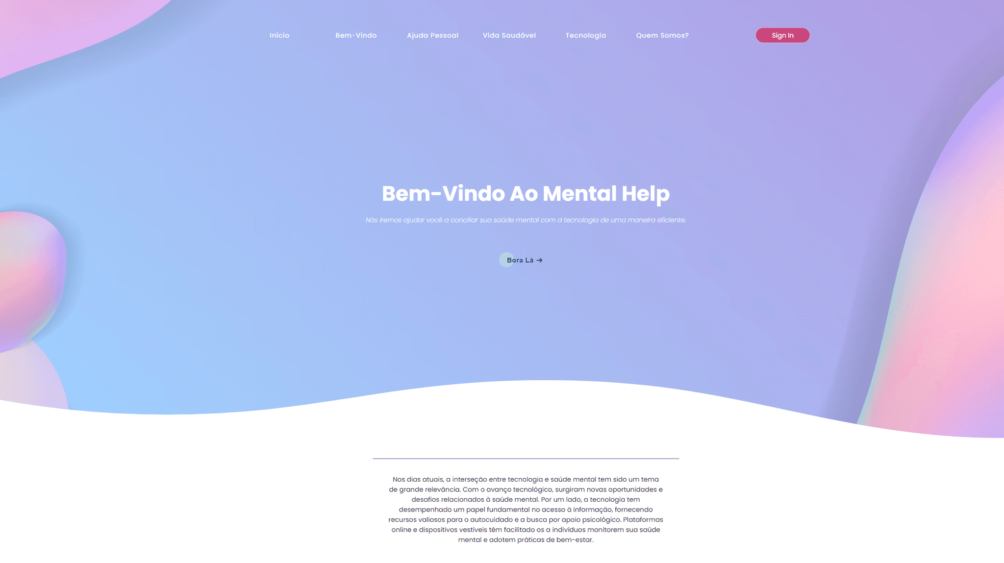 Mental Health Site